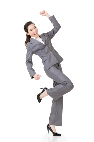 Cheerful business woman — Stock Photo, Image