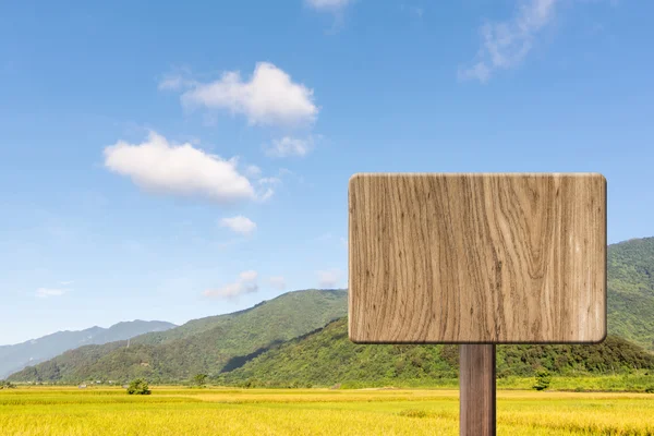 Blank wooden sign — Stock Photo, Image