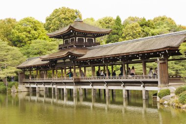 Zen Bahçesi heian jingu Tapınağı