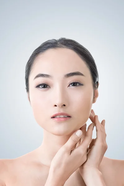 Asiatique beauté visage — Photo