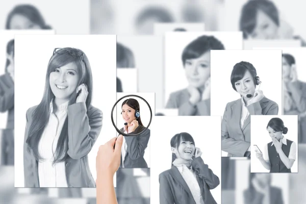 Concept of human resources — Stock Photo, Image