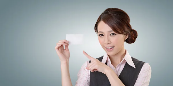 Blank business card — Stock Photo, Image