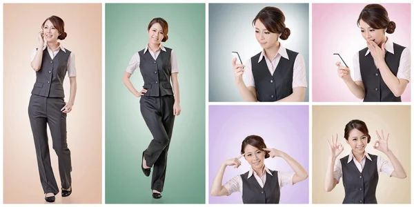Business woman collection — Stockfoto