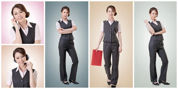 Business woman collection — Stock Photo, Image