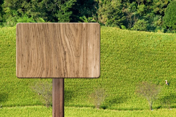 Blank wooden sign — Stock Photo, Image