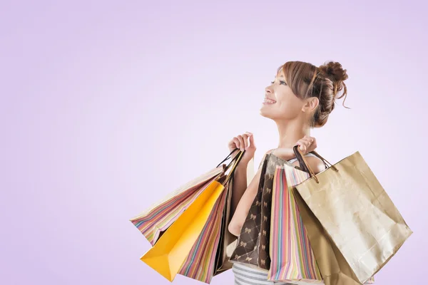 Ragazza della spesa — Foto Stock