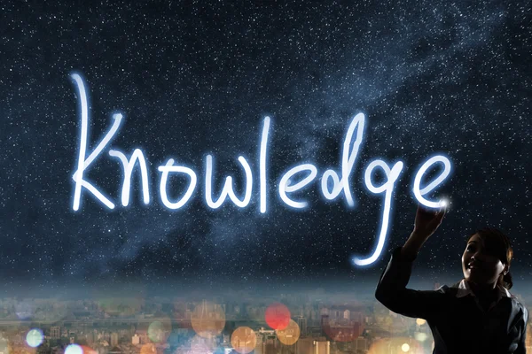 A tudás fogalma — Stock Fotó