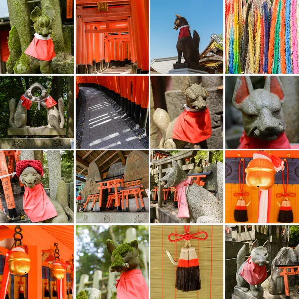 Coleção de cenários do Santuário Fushimi Inari Taisha — Fotografia de Stock