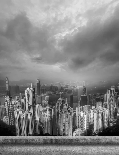 Hong kong ville skyline — Photo