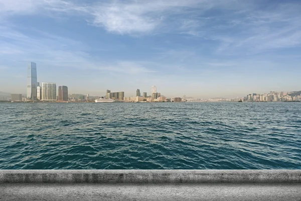 Paisaje de la ciudad de Hong Kong — Foto de Stock