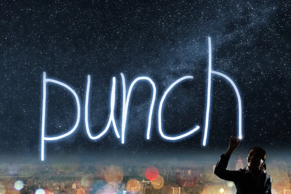 Concept van punch — Stockfoto