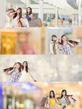 Asyalı kadın alışveriş