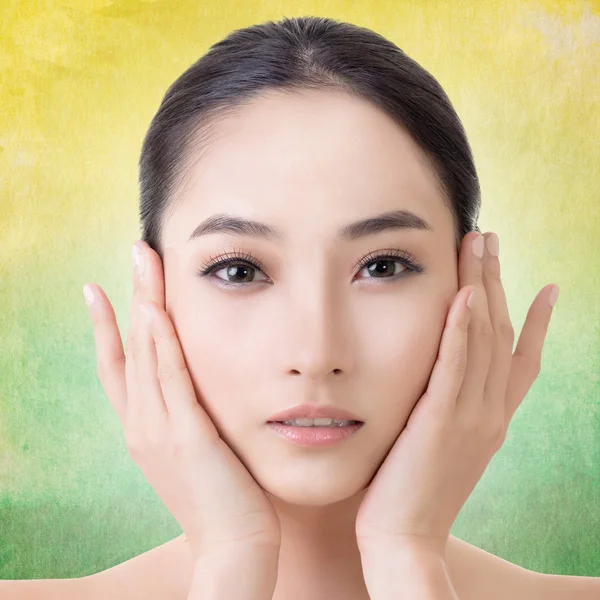 Asiatique beauté visage — Photo