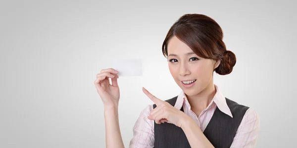 Blank business card — Stock Photo, Image