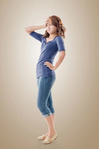 Excited Asian young girl — Stock Photo, Image