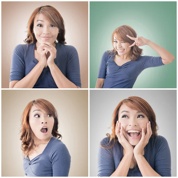 Asian woman face — Stock Photo, Image