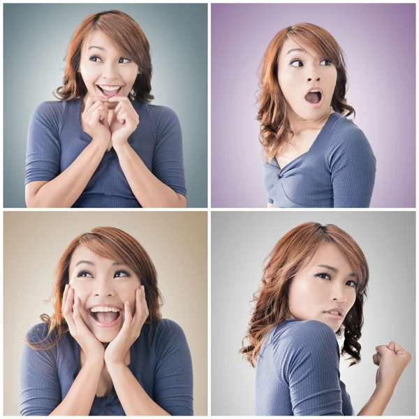 Asian woman face — Stock Photo, Image