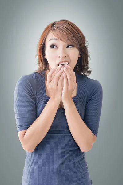 Asiatico donna faccia — Foto Stock