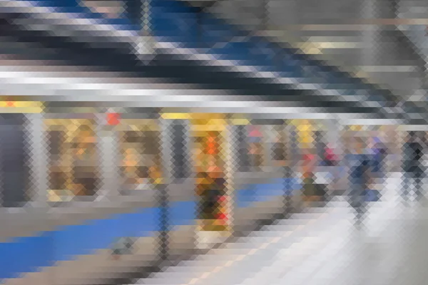 People commuting background — Stock Photo, Image