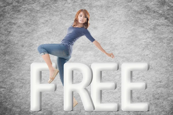 Concept of free — Stock Photo, Image