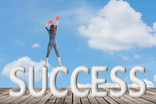 Concept van succes — Stockfoto