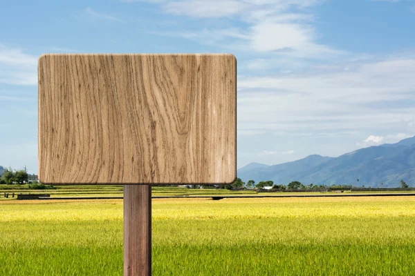 Blank wooden sign — Stock Photo, Image