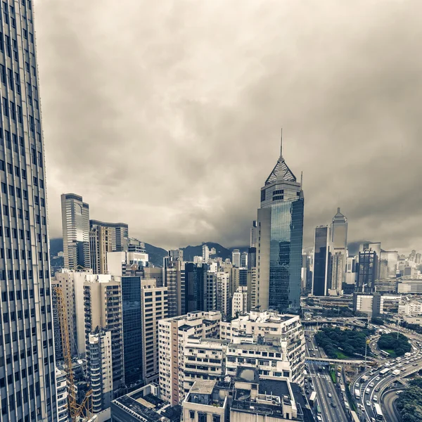 Hong Kong városképe — Stock Fotó