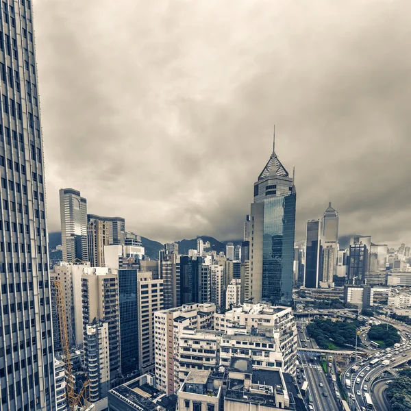 Paesaggio urbano di Hong Kong — Foto Stock