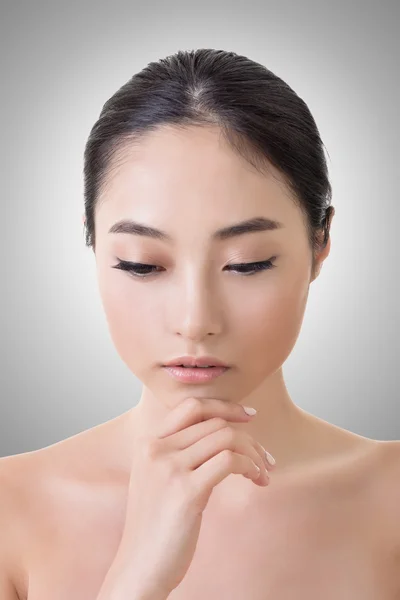 Asiatische Schönheit Gesicht — Stockfoto