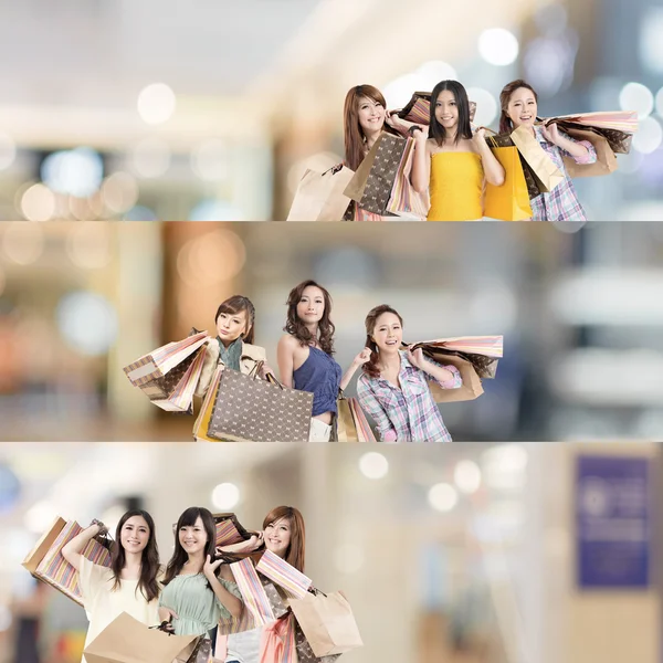 Asian woman shopping — Stock Photo, Image