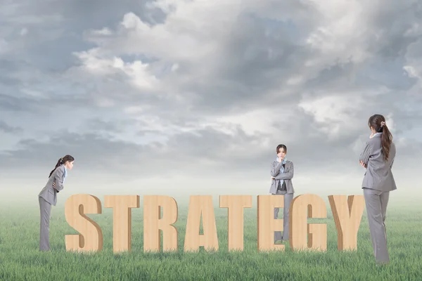 Concepto de estrategia — Foto de Stock