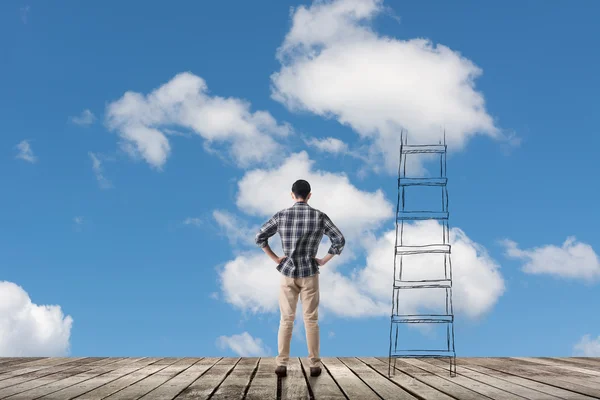 Konzept des Zugangs zu Wolken — Stockfoto