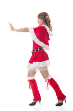 Noel kız bir şey itmek