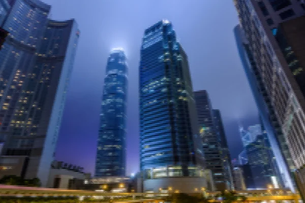 Mozaïek stad landschap van Hong Kong — Stockfoto