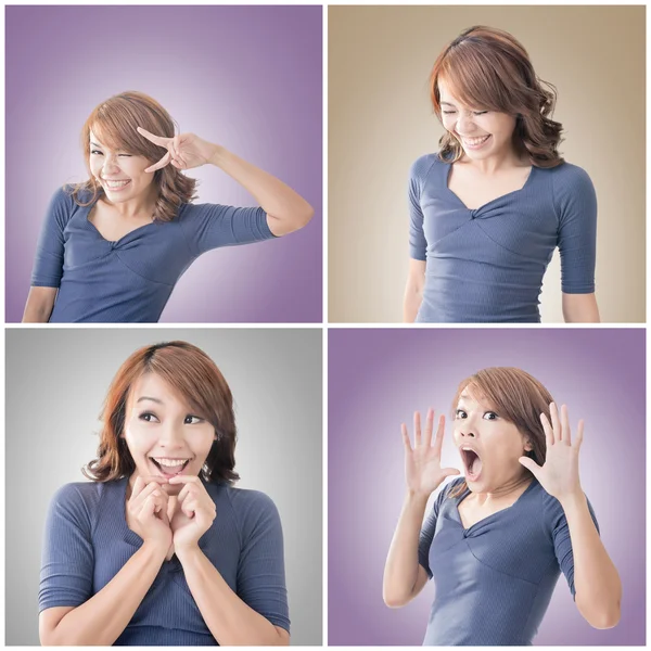 Asian woman face — Stock Photo, Image