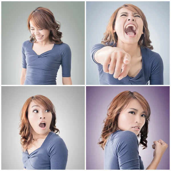 Asian woman face — Stock Photo, Image