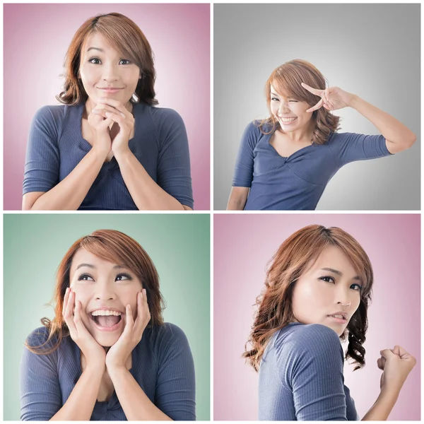 Asian woman face — Stock Photo, Image