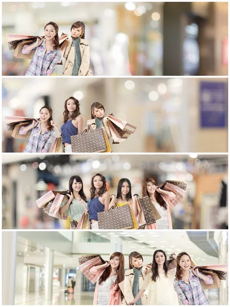 Asian woman shopping — Stock Photo, Image