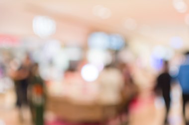 Alışveriş merkezinin soyut arkaplanı