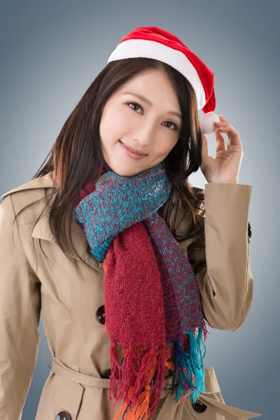 Christmas woman — Stock Photo, Image