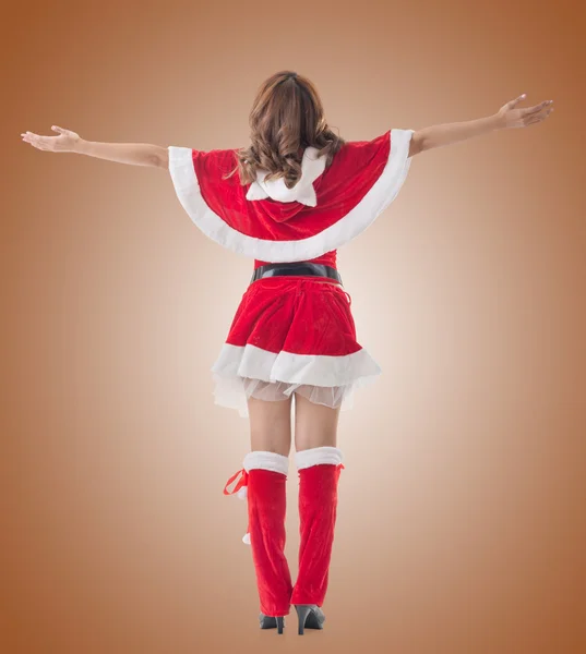 クリスマス女性リラックスします。 — ストック写真