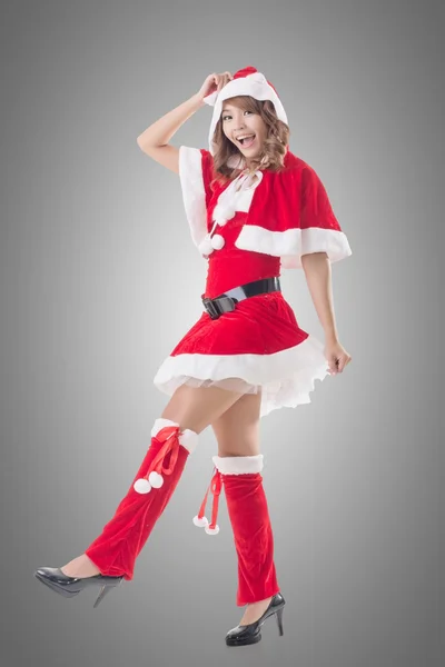 魅力的なクリスマスの女性 — ストック写真