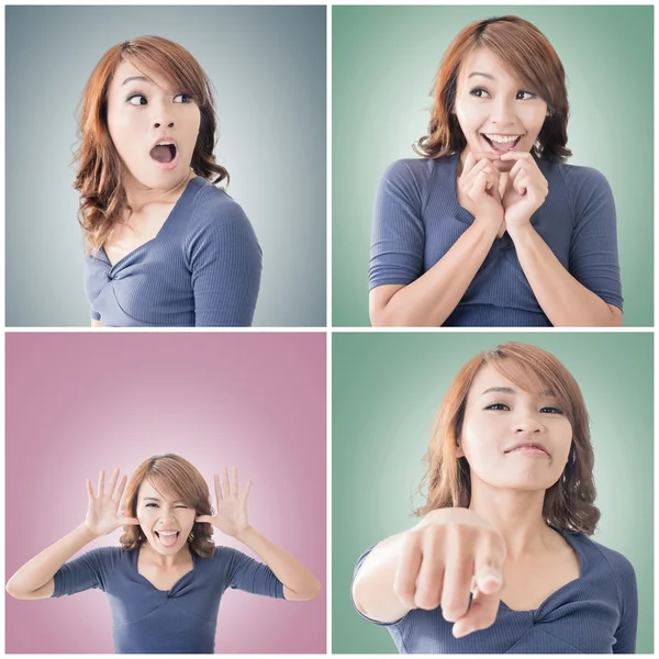 Asian woman face — Stock Photo, Image