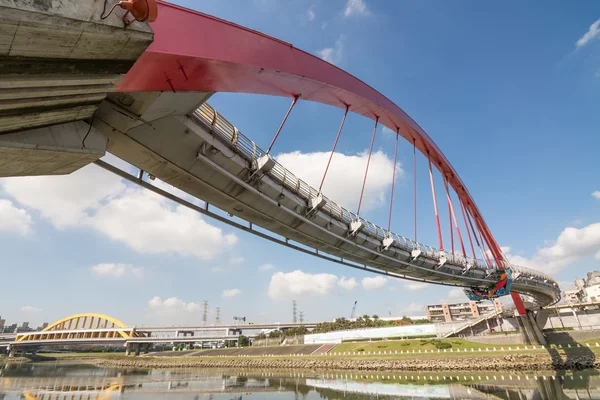 Ориентир Тайбэйского моста — стоковое фото