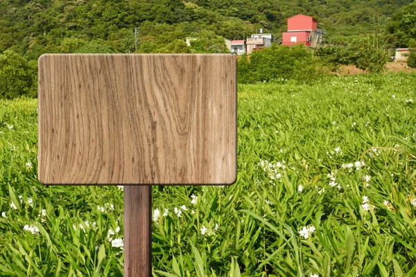 Blank wooden sign — Stock Photo, Image