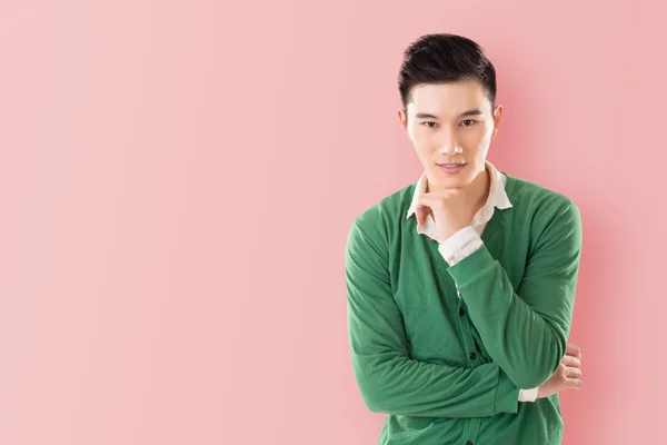Sensibile asiatico giovane uomo — Foto Stock