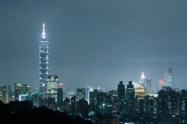 Taipei city gece