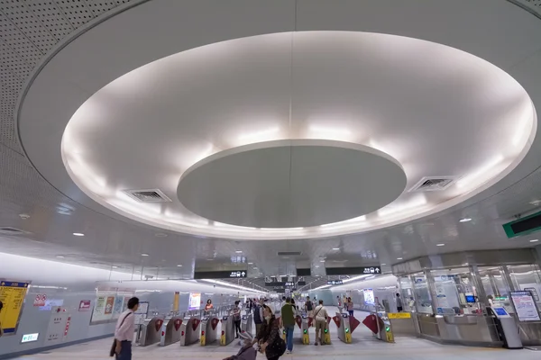 New open Songshan MRT station — Stock Photo, Image