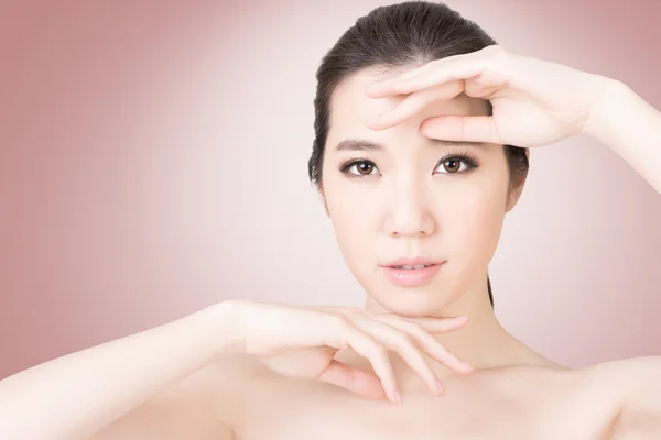 Asian beauty face — Stock Photo, Image