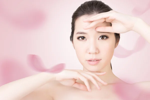 Asian beauty face — Stock Photo, Image
